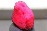 Highly Fluorescent Ruby Crystal - Tanzania #380430-1